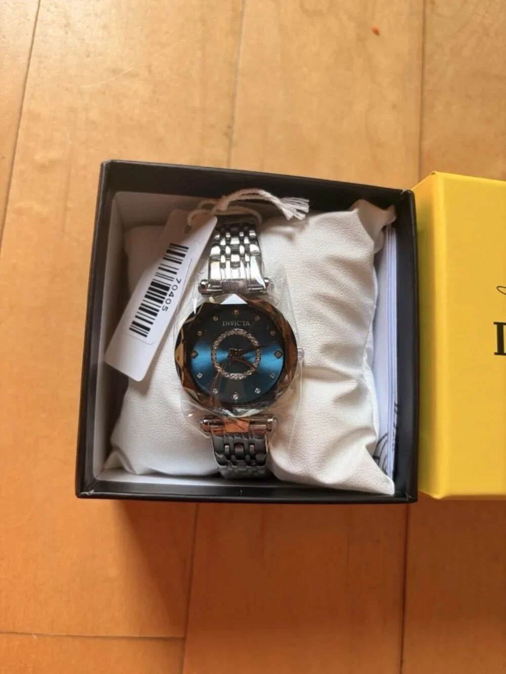 Invicta Celestial 70405 30mm Silver Blue Crystal Women’s Watch New